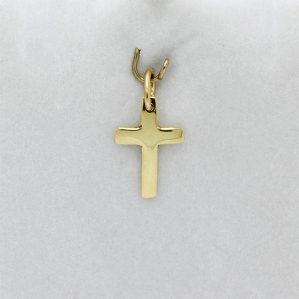 Dije Forma de Cruz en Oro 18k